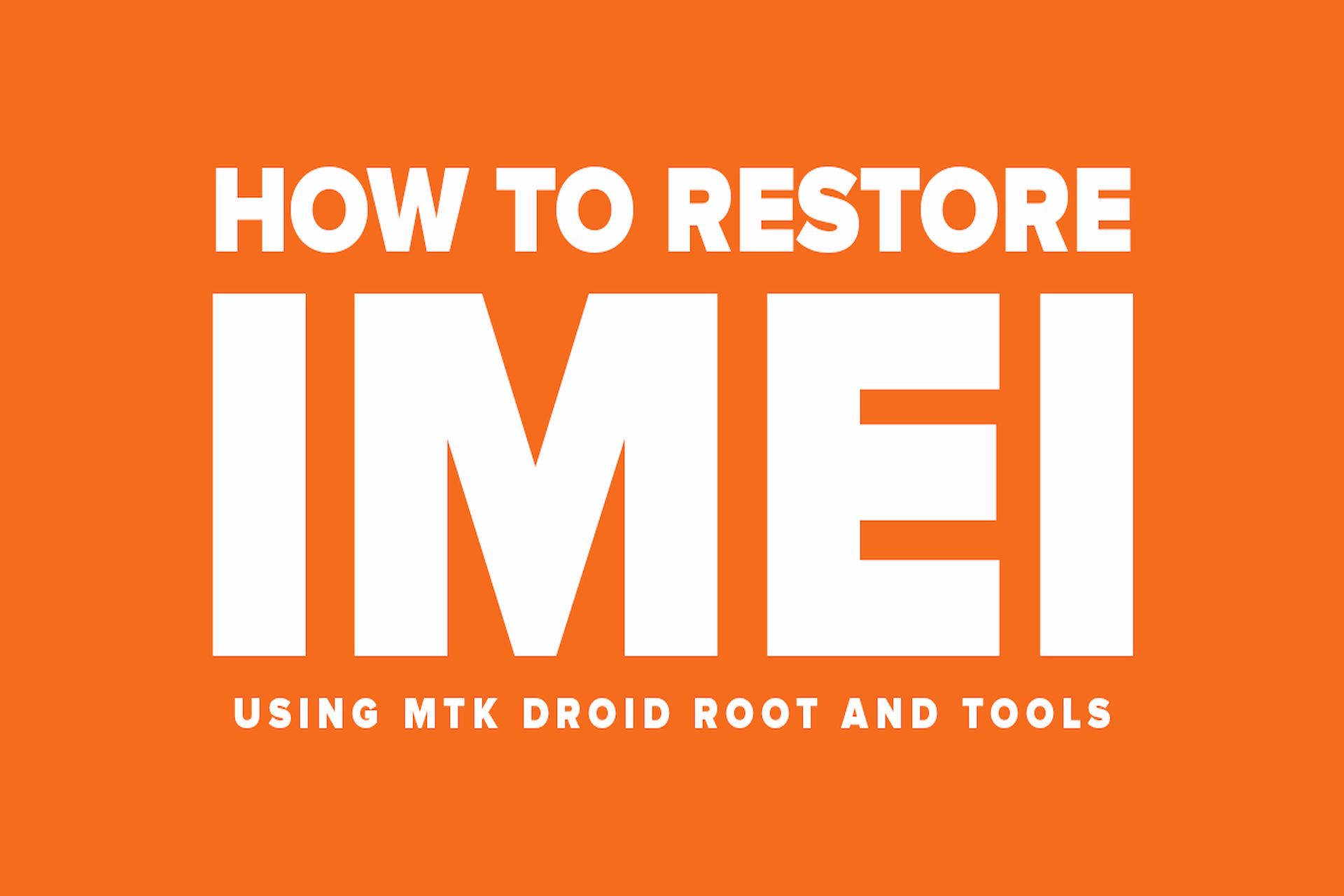 IMEI Writer Tool