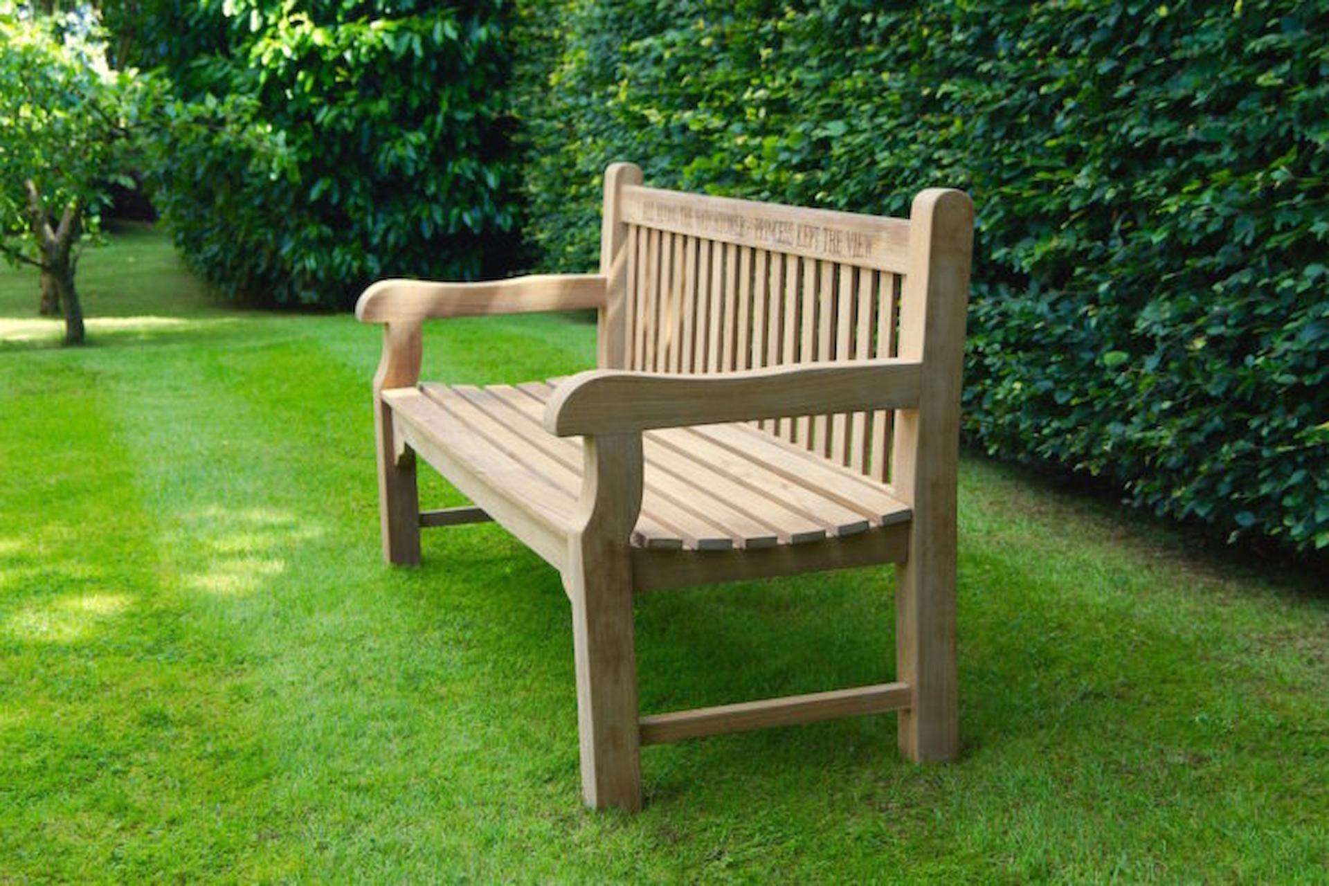 teak benches